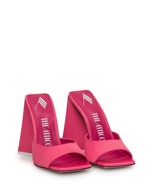 The Attico Pink Devon Sandal Mule