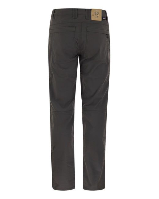 Patagonia Gray Water-Repellent 5-Pocket Trousers for men