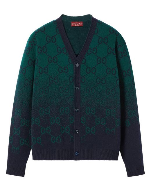 Gucci Green Cardigan Clothing for men