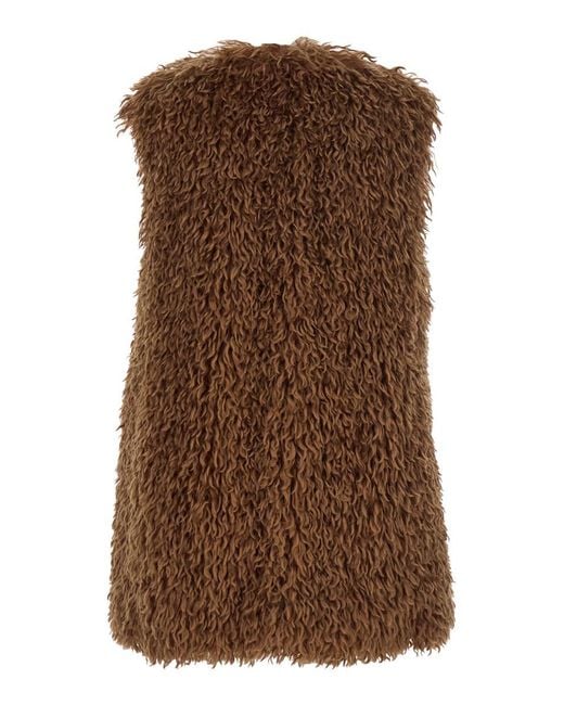 Seafarer Brown 'Monny' Vest With Open Front