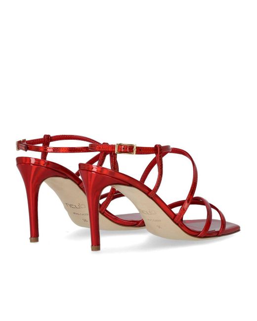 NCUB Prewi Red Heeled Sandal