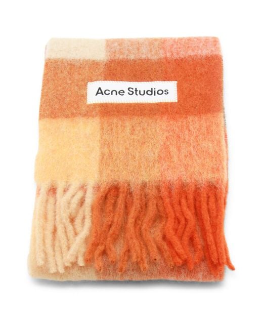 Acne Orange Scarfs for men