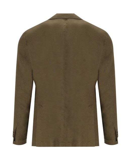 Manuel Ritz Green Brown Single-breasted Jacket for men