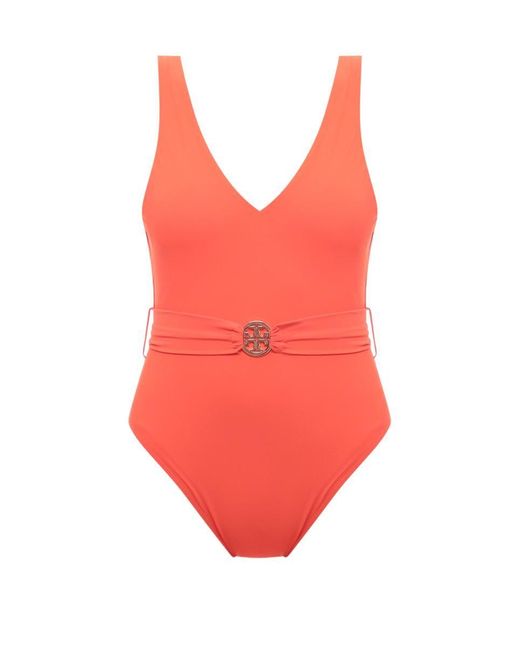 Tory Burch Swimsuit in Red | Lyst