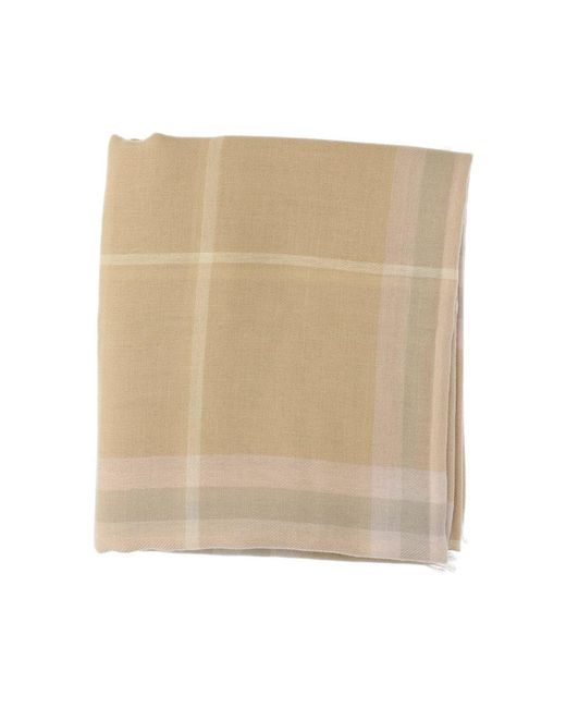 Burberry Natural 'check' Scarf