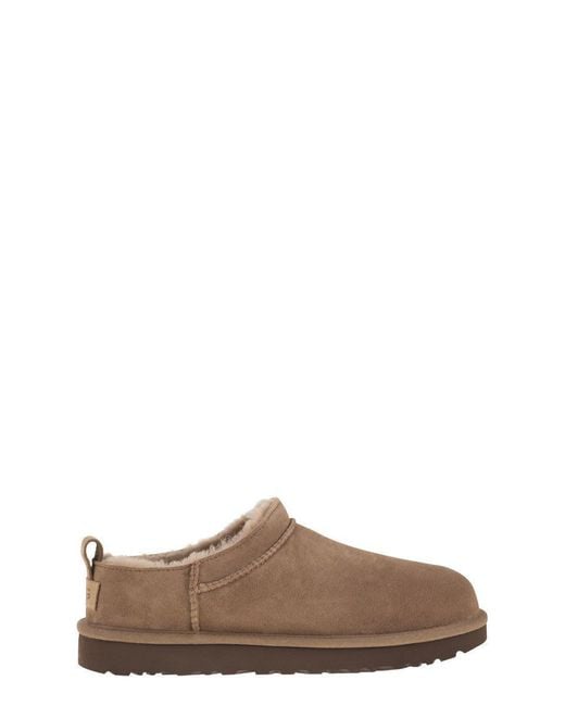 Ugg Brown Classic Micro - Suede Ankle Boot
