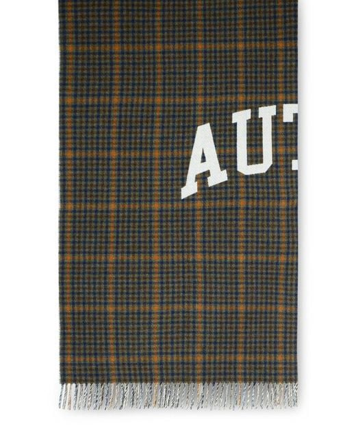 Autry Black Wool Blend Blanket for men