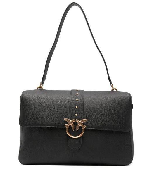 Pinko Black 'love One Extra Slouchy' Shoulder Bag