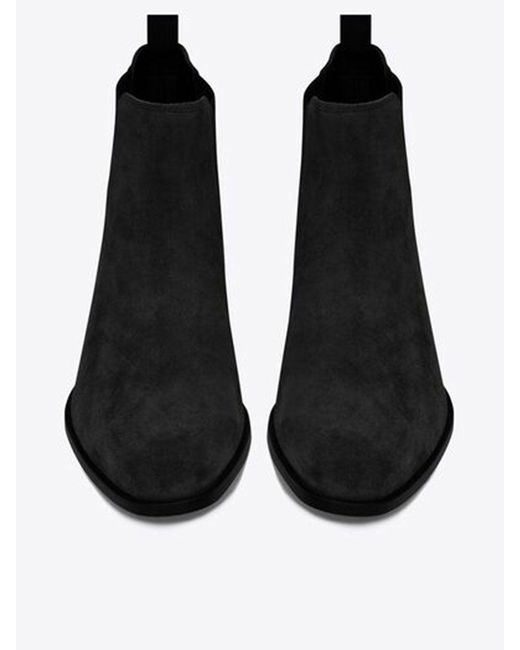 Saint Laurent Black Boots Shoes for men