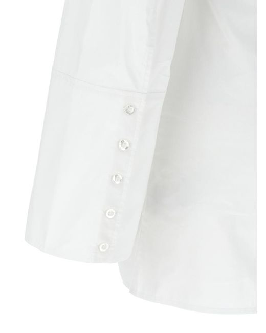 ROTATE BIRGER CHRISTENSEN White Shirt Dress