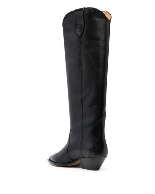 Isabel Marant Black Denvee Leather Boots