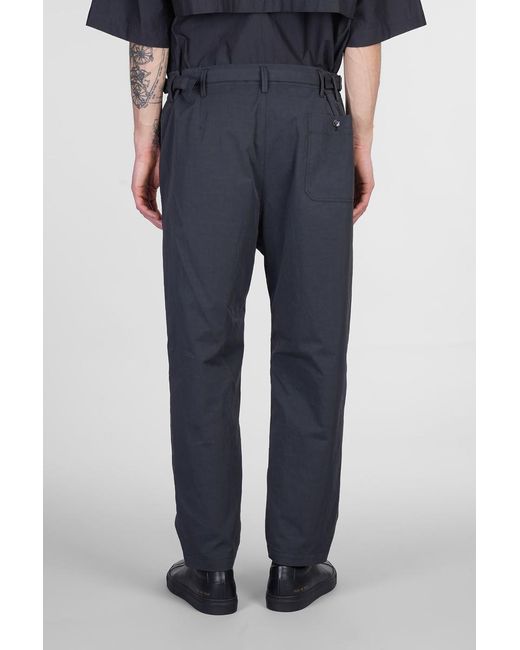Lemaire Blue Pants for men