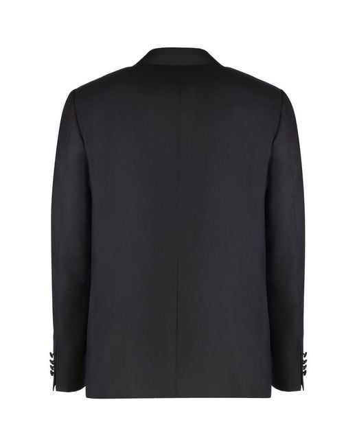 Canali Black Wool Two-Pieces Suit for men