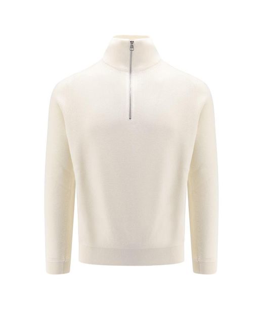 Moncler White Sweater for men