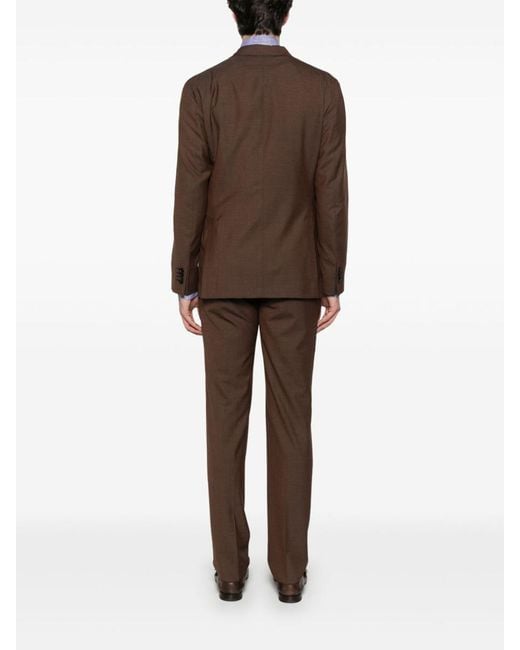 Boglioli Brown K-Jacket Suit for men