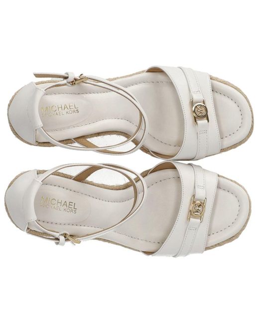 Michael Kors Metallic Mandy Wedge Sandal