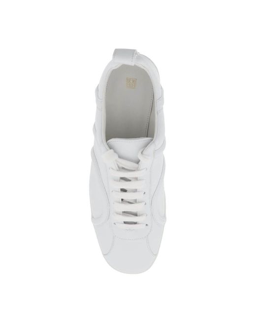 Totême  White Leather Sneakers