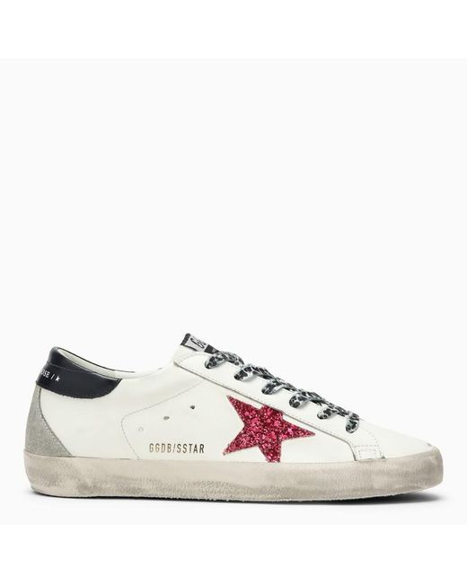 Golden Goose Deluxe Brand White Fuchsia/ Super-Star Sneaker