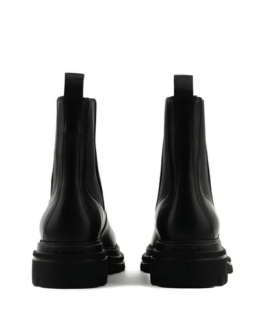 Hogan Black Leather Chelsea Boots