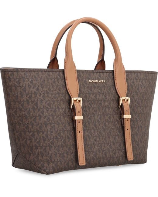 Michael Kors Brown Moore Pvc Handbag