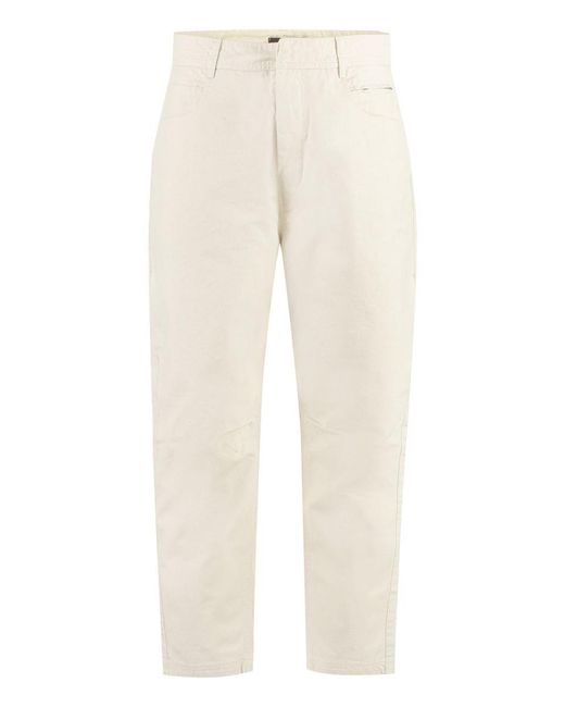 Stone Island Shadow Project Natural Cotton Blend Trousers for men