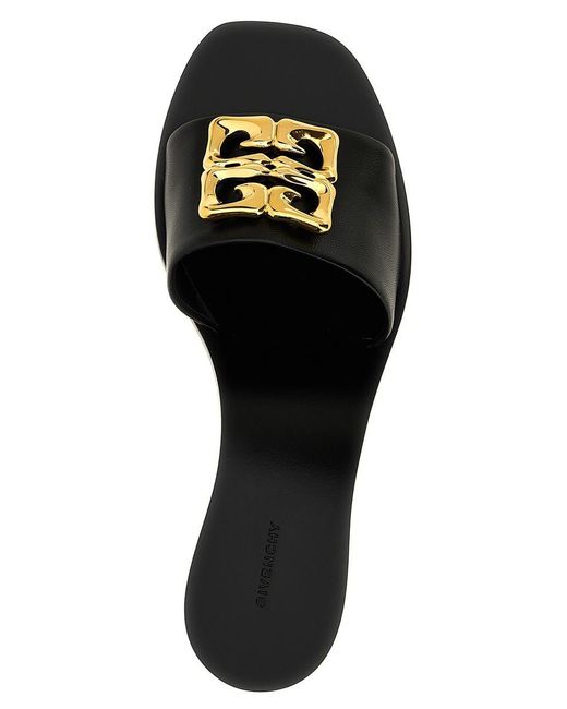 Givenchy Black '4G' Mules