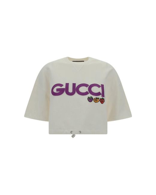 Gucci White Sweatshirts