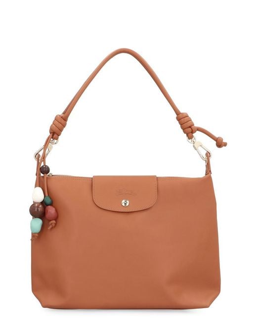 Longchamp Brown M Le Pliage Xtra Hobo Bag