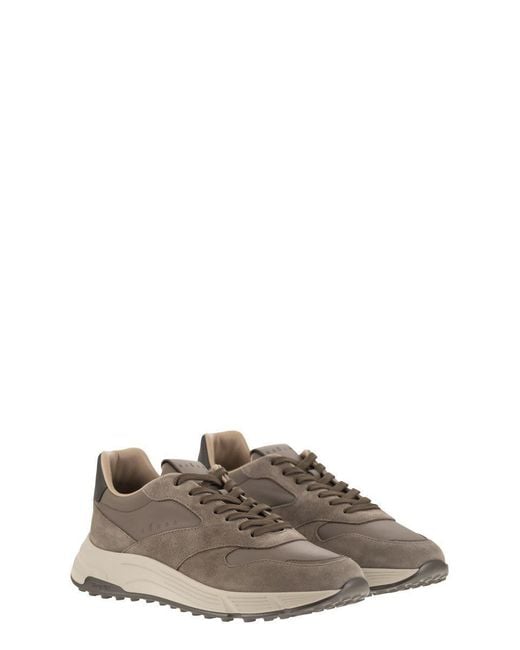 Hogan Brown Hyperlight Trainers for men