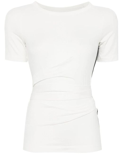 Y-3 White W Tnc Ss Tee
