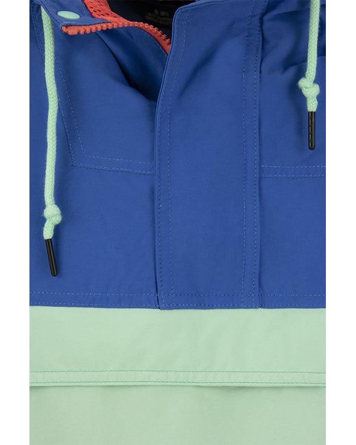 Patagonia Blue Anorak - Lightweight Hooded Jacket for men