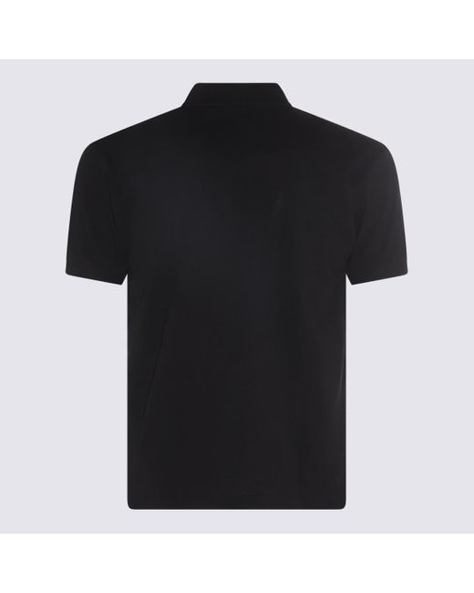 COMME DES GARÇONS PLAY Black And Cotton Play Polo Shirt for men