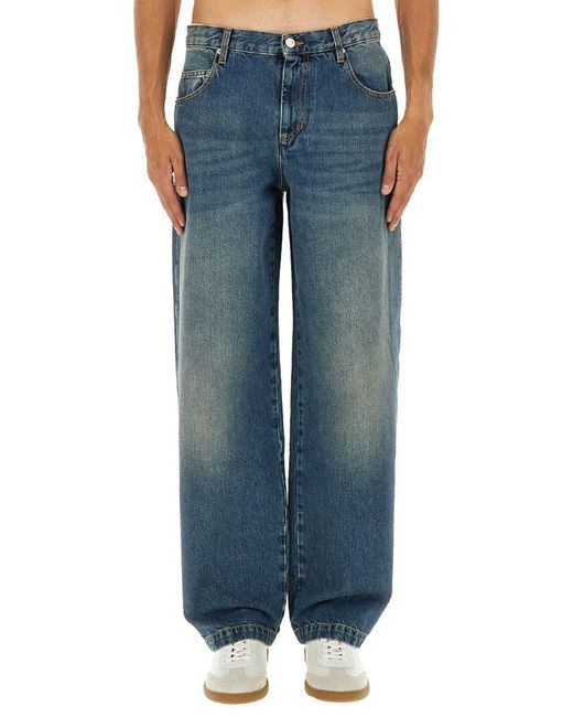 Isabel Marant Blue Pants "jorje" for men