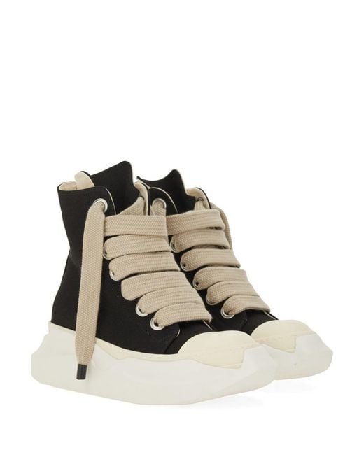 Rick Owens Black "jumbolace Abstract" Sneaker for men