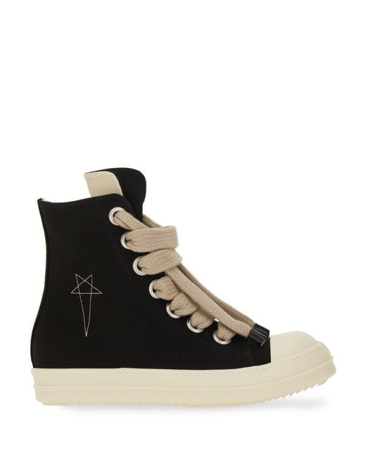 Rick Owens Black Jumbolace Sneaks" Sneakers for men
