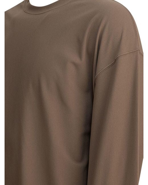 DAIWA PIER 39 Brown Crewneck Sweatshirt for men