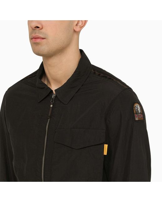 Parajumpers Black Nylon And Rayner Jacket for men
