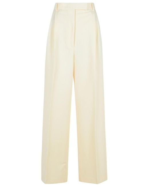 Rohe White 'tailored' Cream Recycled Polyester Pants