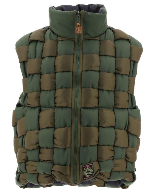 Kapital "keel" Reversible Vest Jacket in Green for Men Lyst