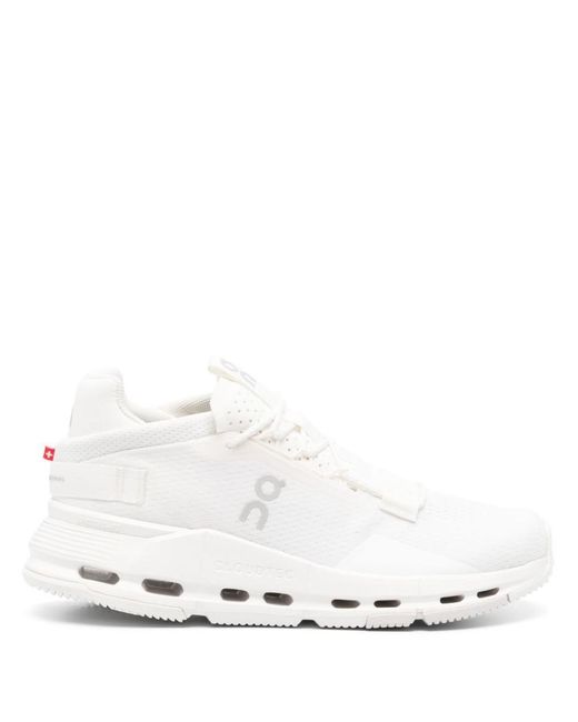 On Shoes White Cloudnova 2 Sneakers