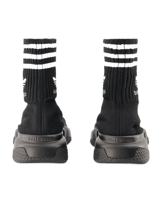 Balenciaga Black Speed Lt Adidas Sneakers