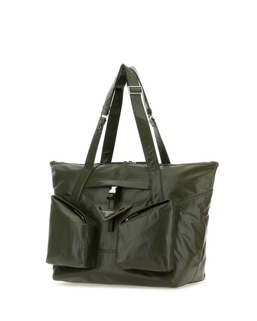 Prada Green Handbags for men