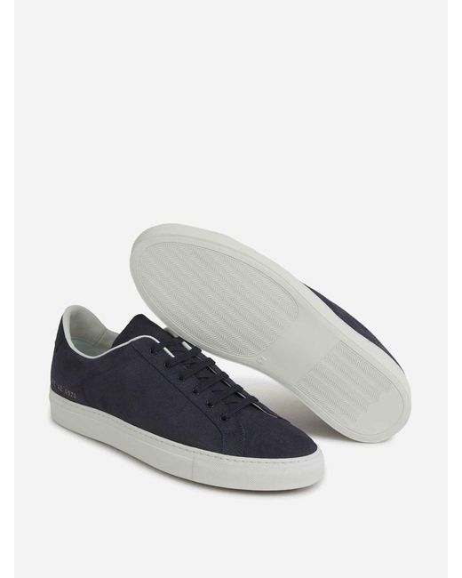 Common Projects Blue Suede Sneakers 2482 for men