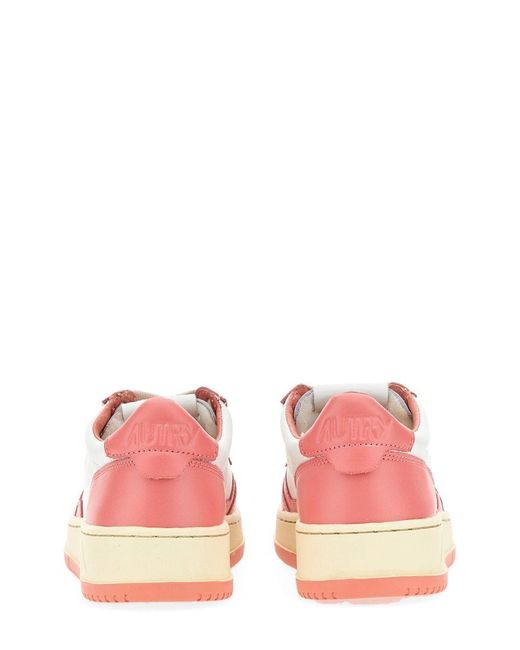 Autry Pink Low Sneaker