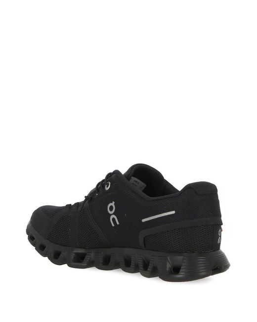 On Shoes Black Cloud 5 Running Sneakers