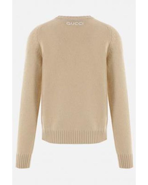 Gucci Natural Sweaters for men