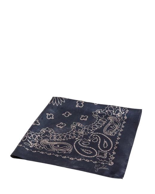 Golden Goose Deluxe Brand Blue Scarfs for men