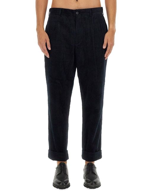 Engineered Garments Black Velvet Pants for men