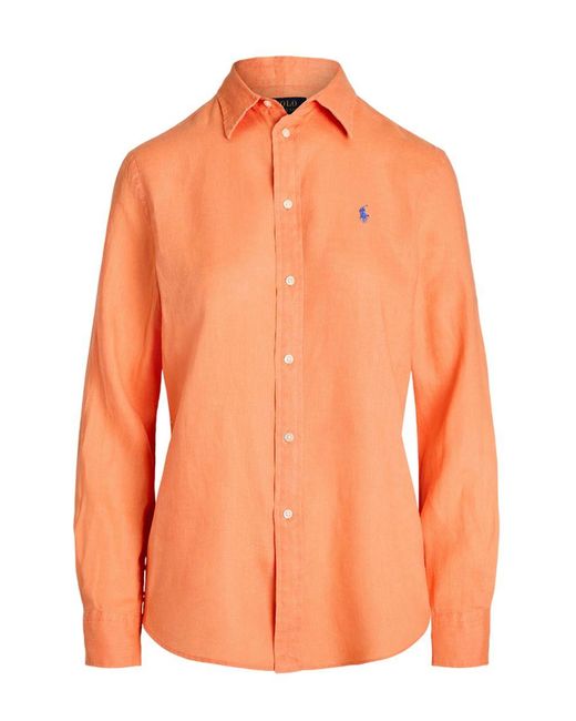 Polo Ralph Lauren Orange Shirts