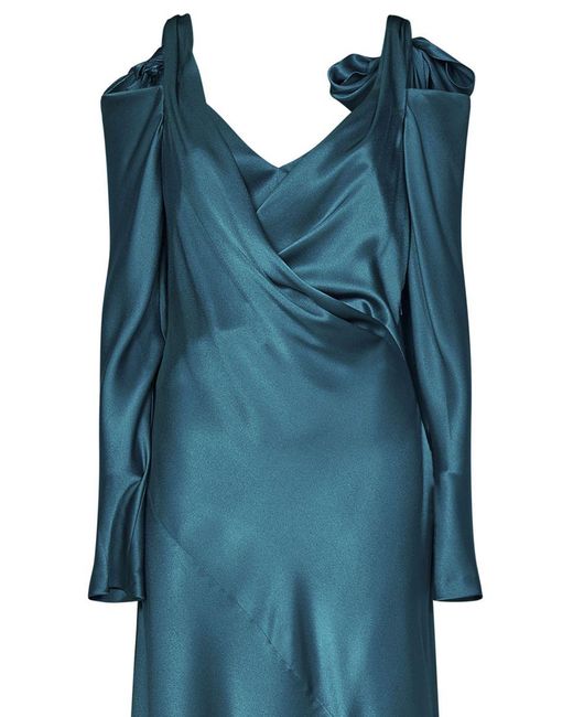 Alberta Ferretti Blue Dress